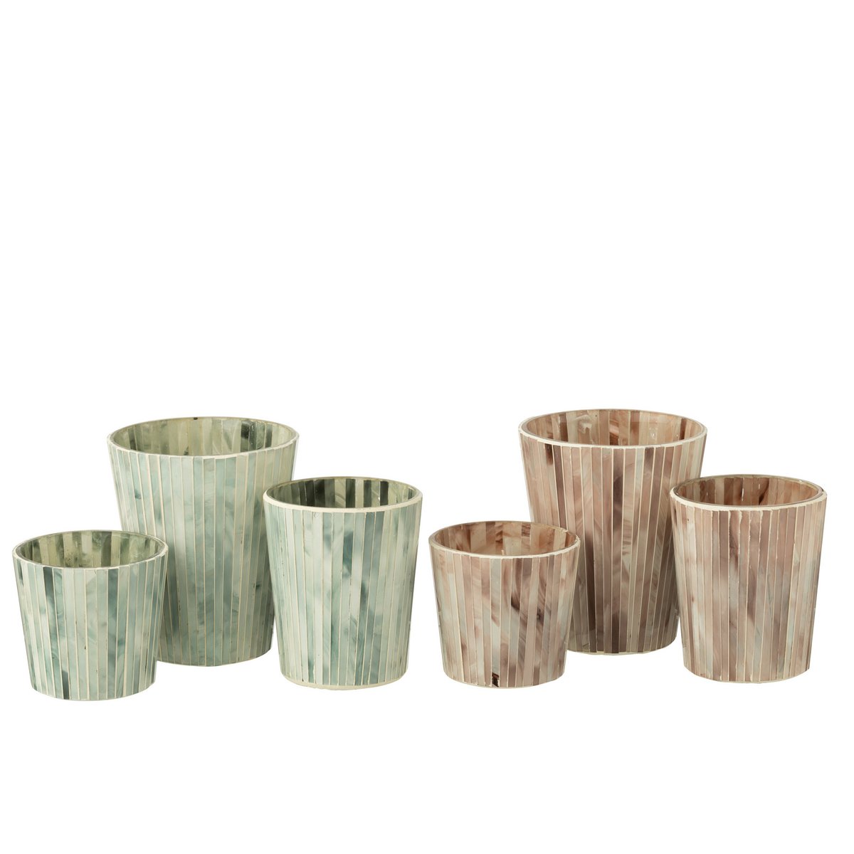 J-Line geurkaars Noa Seaside Bliss - wass - lichtblauw - large - 75U
