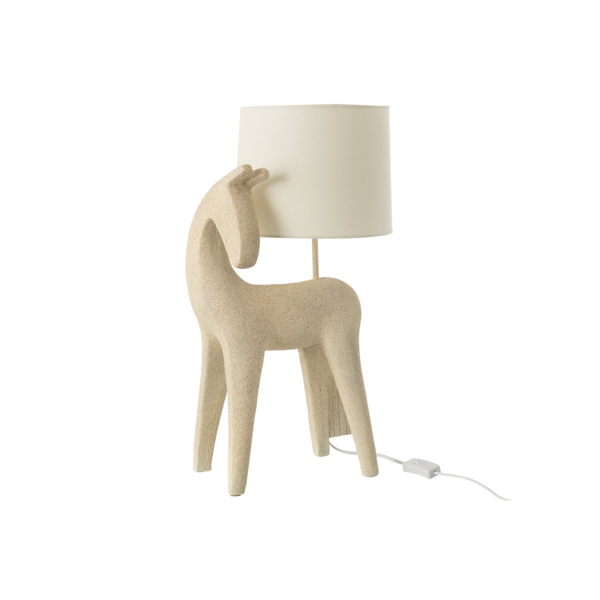 J-Line Tafellamp Paard Modern Resine Beige