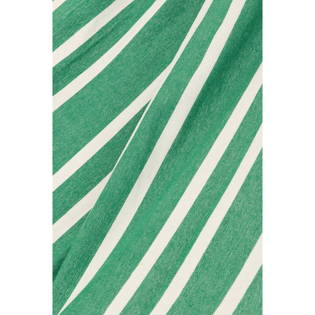 J-Line Hangmat Strepen Katoen/Polyester Donker Groen/Wit