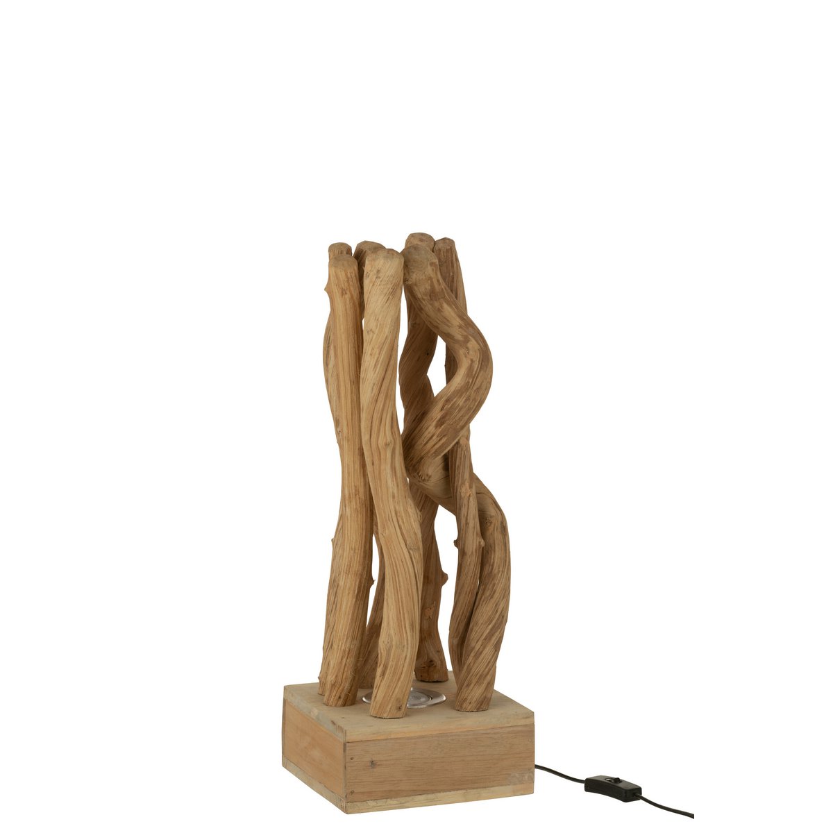 J-Line tafellamp Takken - hout - naturel
