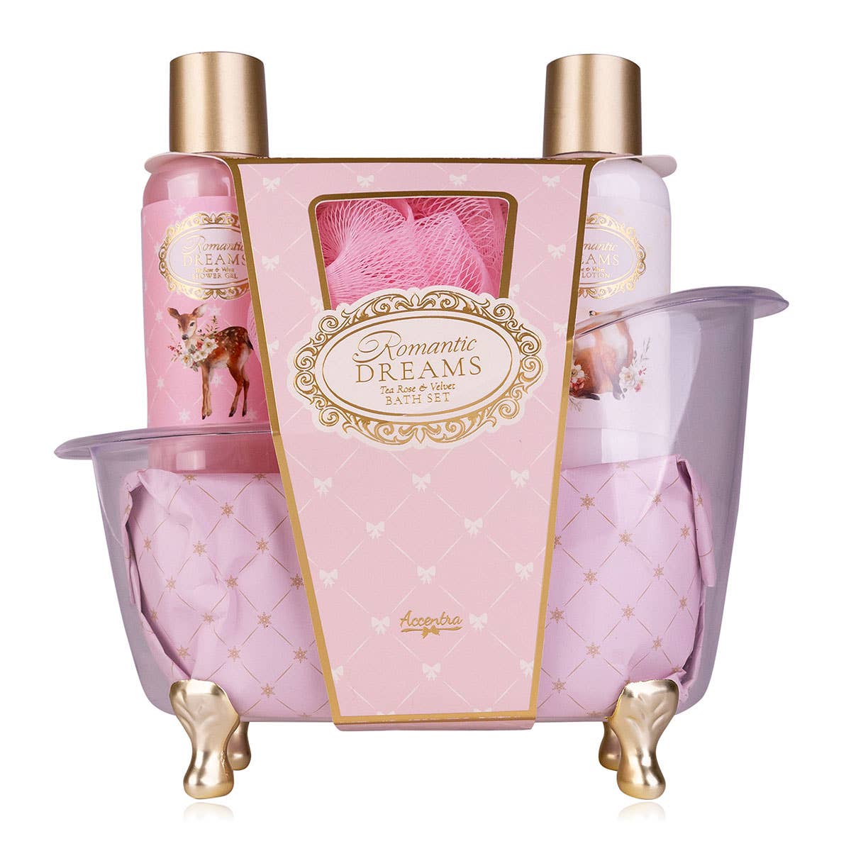 Romantic Dreams cadeauset voor dames in decoratieve badkuip