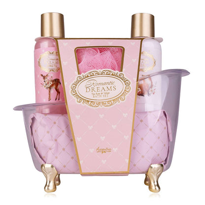 Romantic Dreams cadeauset voor dames in decoratieve badkuip