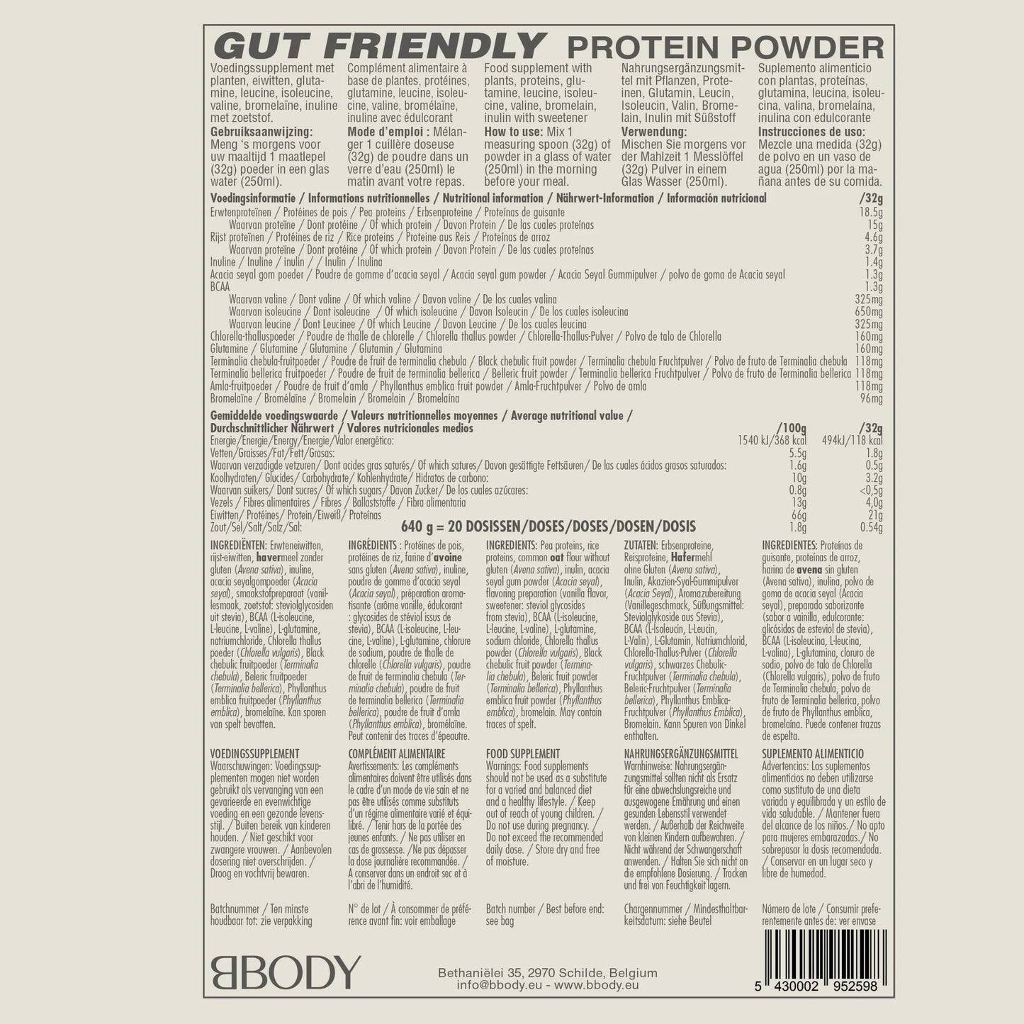 BBody - Proteïne Poeder