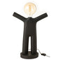 J-Line lamp P'tit Maurice - polyresin - zwart